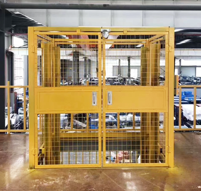 佳木斯智能导轨式升降机亮相